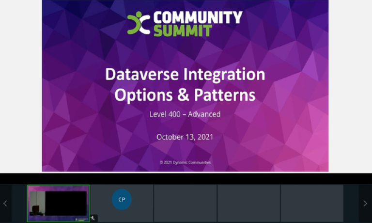 Dataverse Integration Options & Patterns - Dynamics Communities