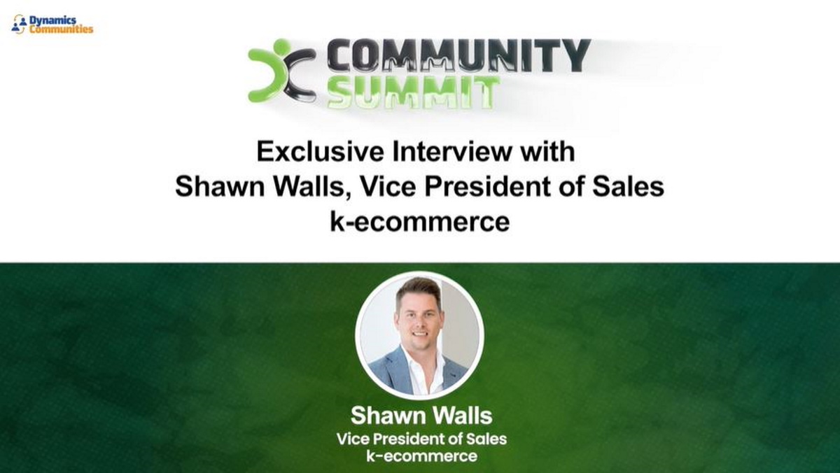 Exclusive Interview Shawn Walls, Vice President of Sales,