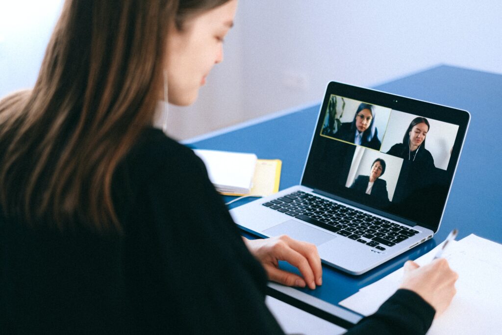 Virtual meeting for workplace flexibility HCM tech