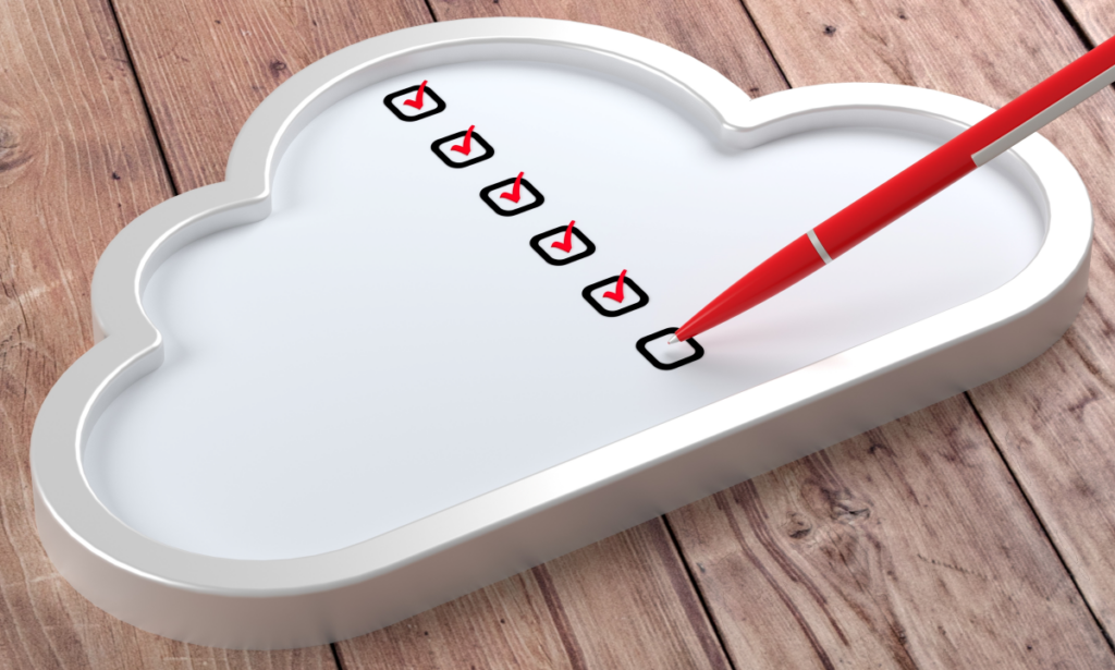 Cloud migration checklist