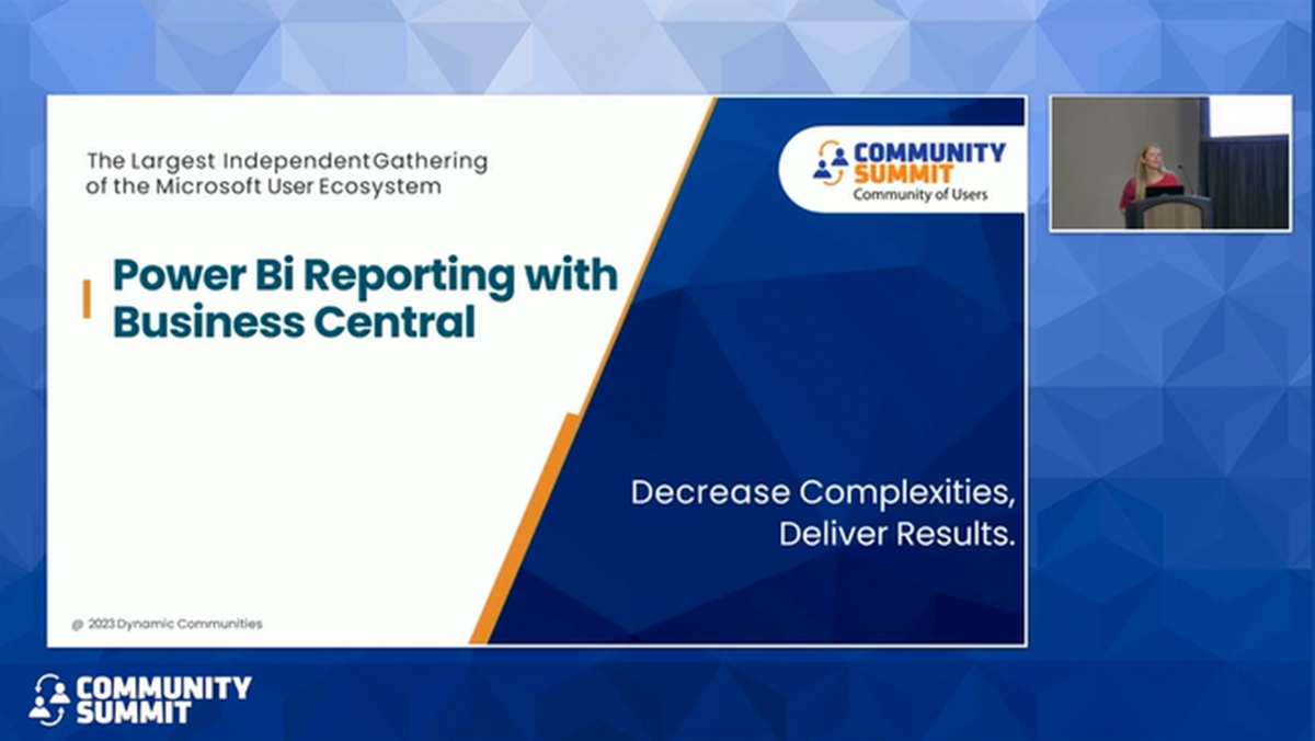 Power Bi Reporting with Business Central - Dynamics Communities