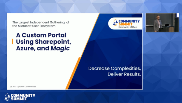 A Custom Portal Using Sharepoint, Azure, and Magic