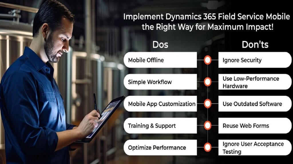 field service mobile do's and don'ts