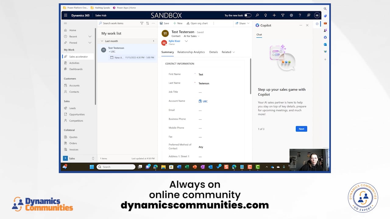 Feature Review Using Microsoft Copilot in Dynamics 365 Sales