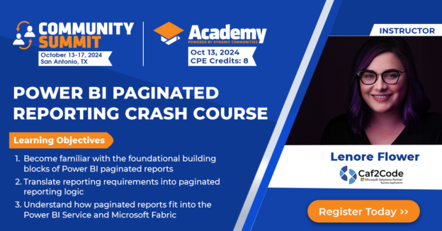 Academy Preview: Power BI Paginated Reporting Crash Course
