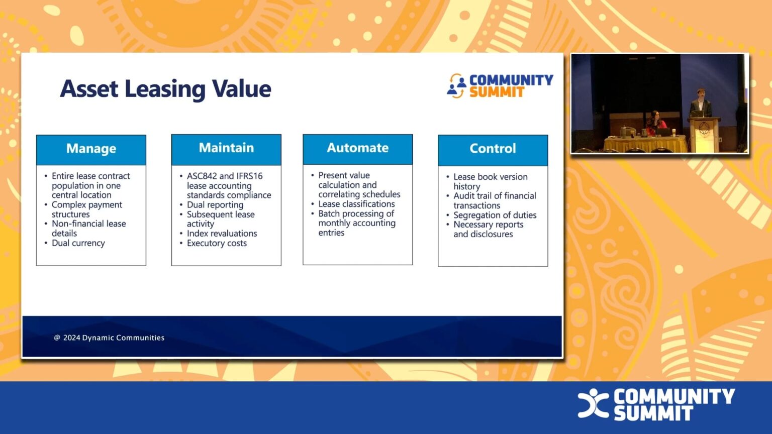 Integrating asset leasing with d365 finance modules dynamics communities
