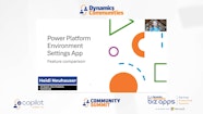 Feature Showdown Power Platform Environment Settings App