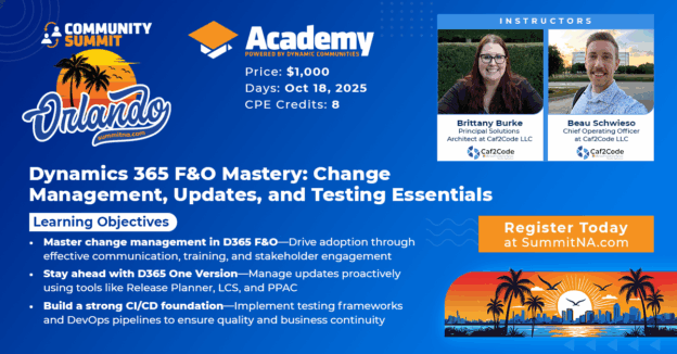 Dynamics 365 F&O