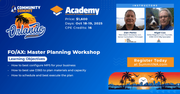 FO/AX Master Planning