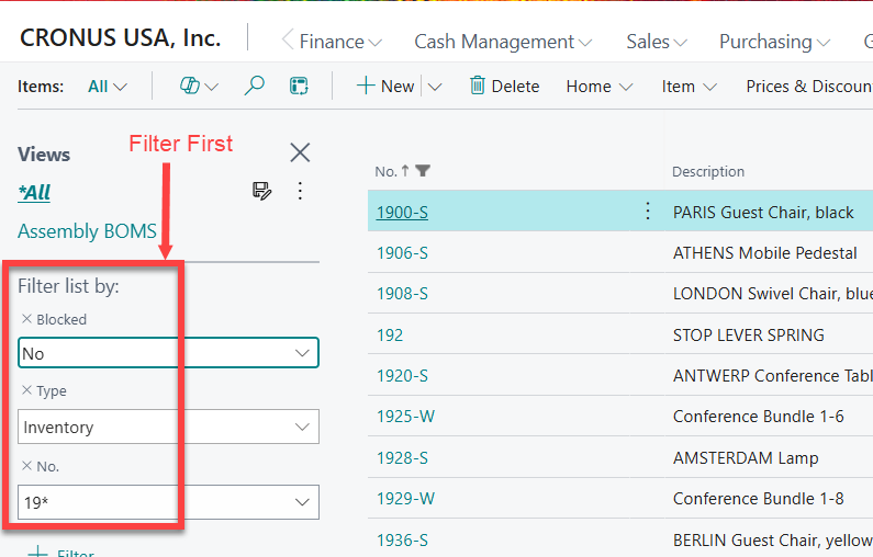Business Central’s Analysis Mode