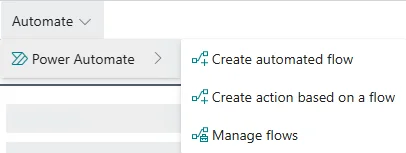 power automate view
