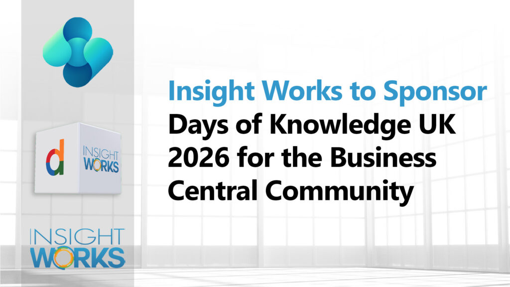 Insight Works to Sponsor Days of Knowledge UK 2026 for the Microsoft Dynamics 365 Business Central Community